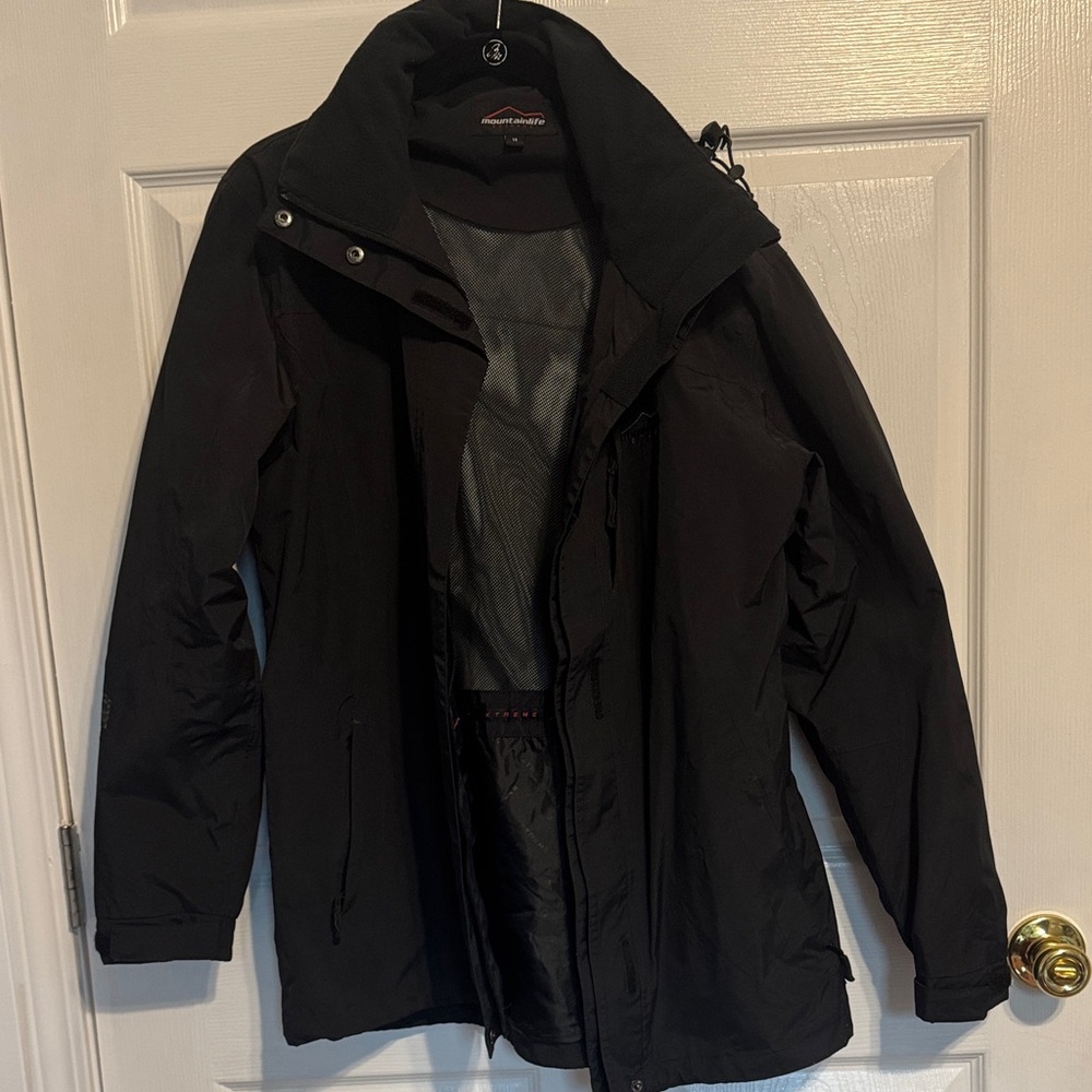 Women’s Waterproof Black Performance Jacket 4 Zip… - image 1